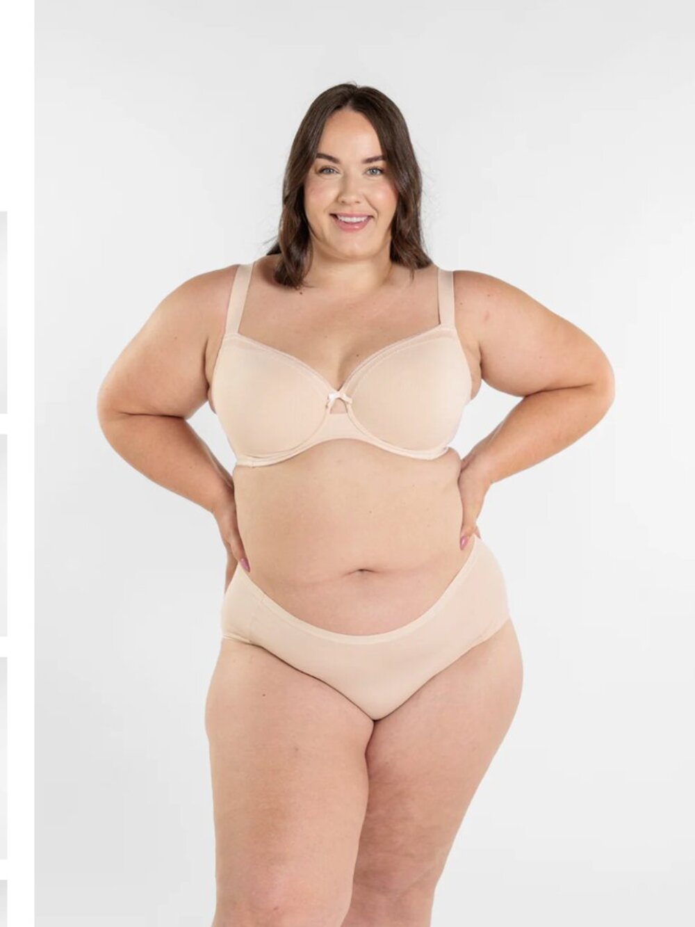 NWT Understance Marion FlexWire Demi Bra in Light Beige